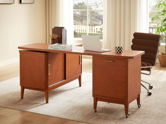 Lifely home office desk setup for a small workspace