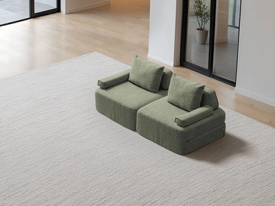 Cushie Modular 2-Seater King (80") - Sage