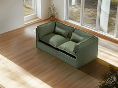 2 Seater / Sofa / Olive Green
