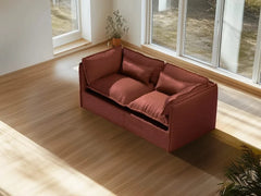 2 Seater / Sofa / Rust