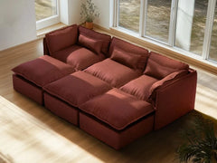 3 Seater / Bed / Rust