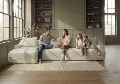 Chaise / 4-Seater Chaise 3.51m / Cream