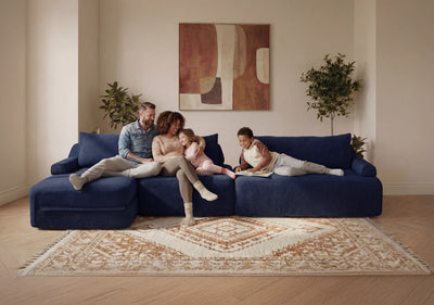 Chaise / 4-Seater Chaise 3.51m / Denim