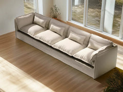 4 Seater / Sofa / Linen Beige
