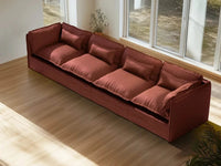 Lifely Modular 4 Seater Sofa - Rust