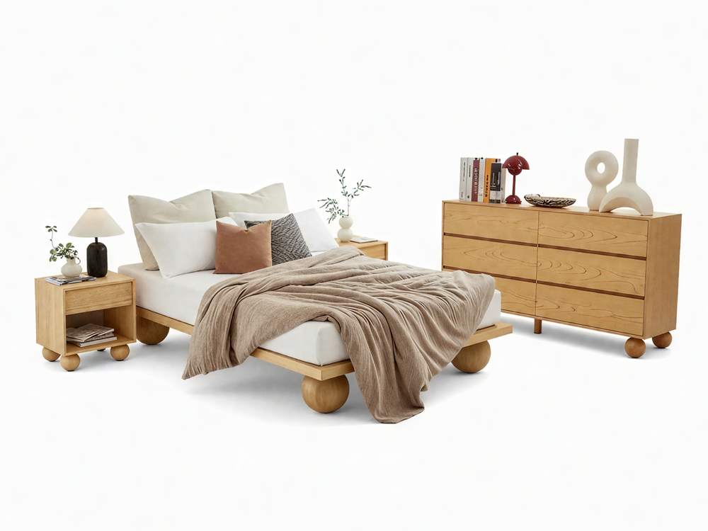 Ballico Light Oak Bedroom Collection 1