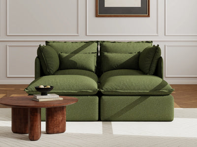 2 Seater / Bed / Olive Green