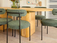 Amber Set of 2 Dining Chair - Green