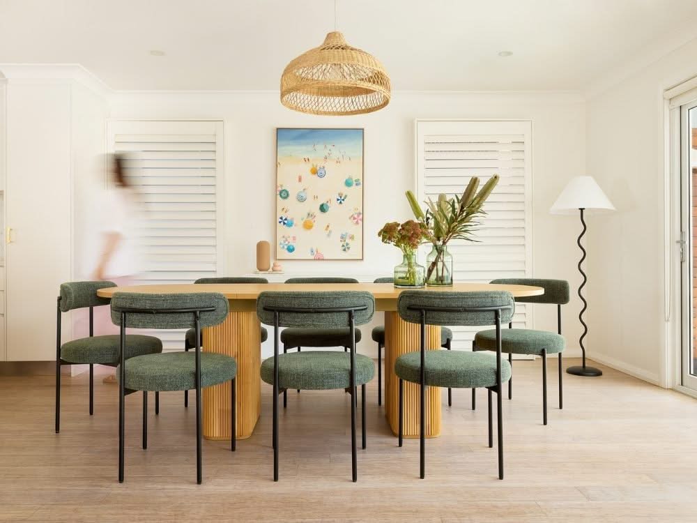 Amber Set of 2 Dining Chair - Green