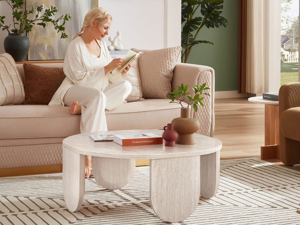 Sienna Coffee Table - Sandstone