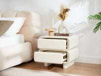 Twix Bedside Table Beige