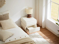 Twix Bedside Table Beige