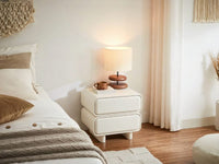 Twix Bedside Table Beige