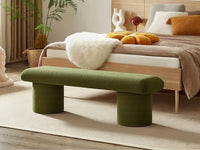 Vert Upholstery Bench 140cm - Fern Green