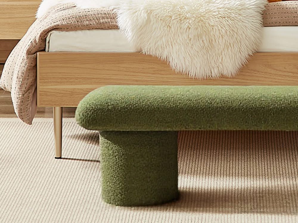 Vert Upholstery Bench 140cm - Fern Green