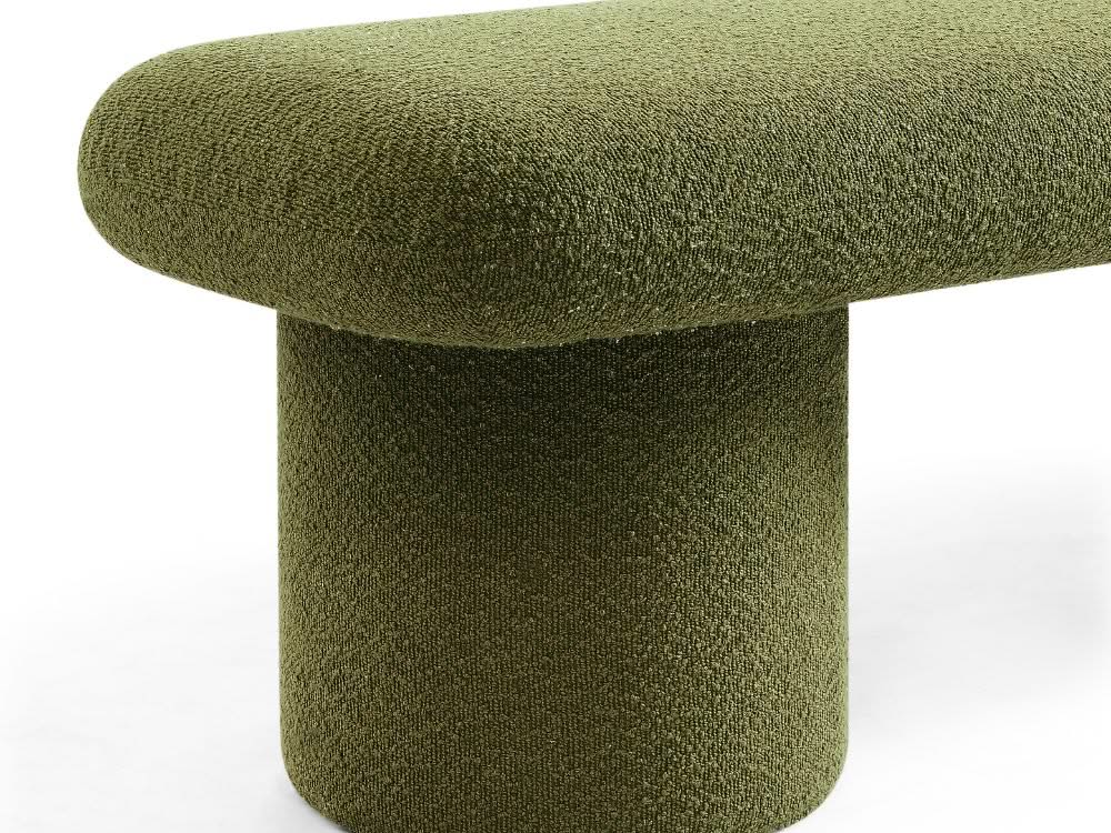 Vert Upholstery Bench 140cm - Fern Green