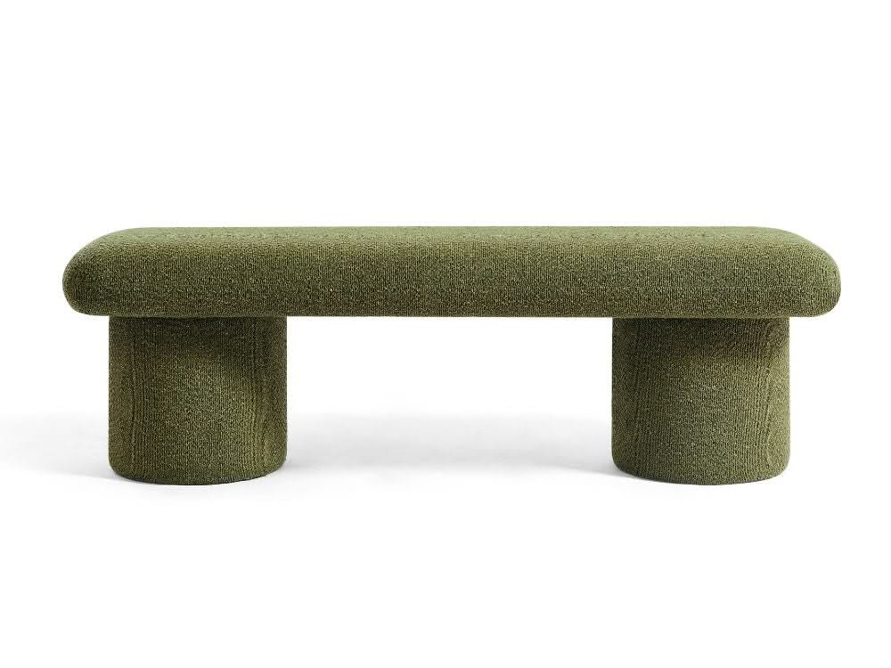 Vert Upholstery Bench 140cm - Fern Green