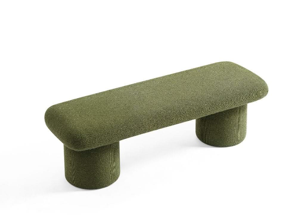 Vert Upholstery Bench 140cm - Fern Green