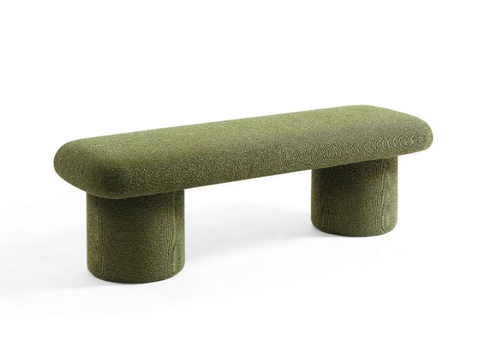 Vert Upholstery Bench 140cm - Fern Green