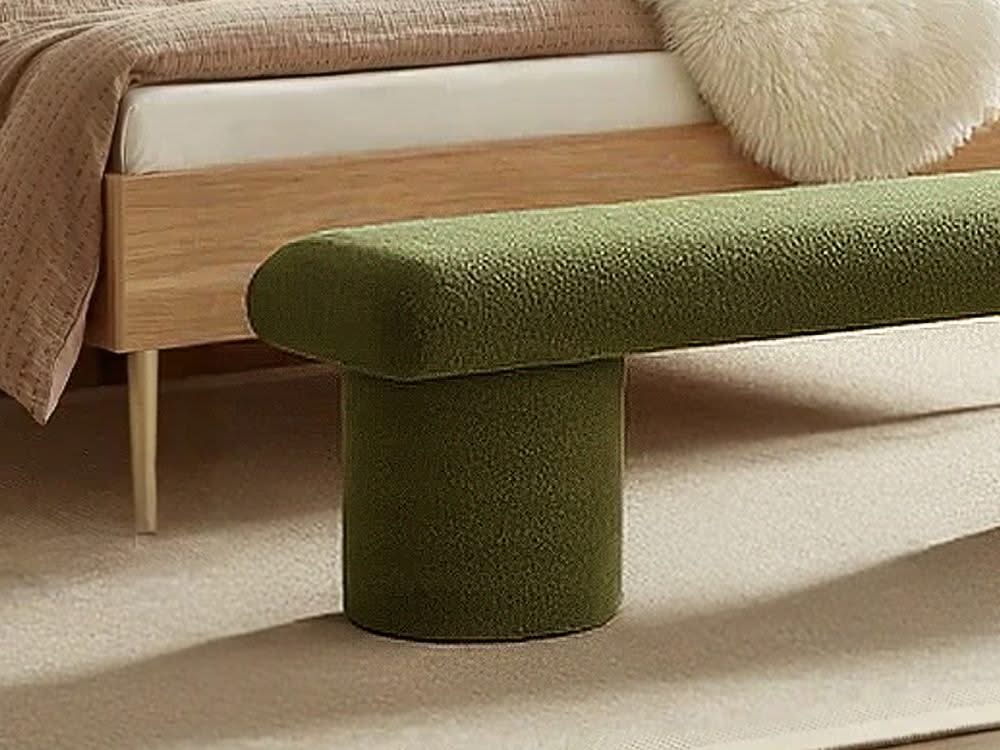 Vert Upholstery Bench 140cm - Fern Green